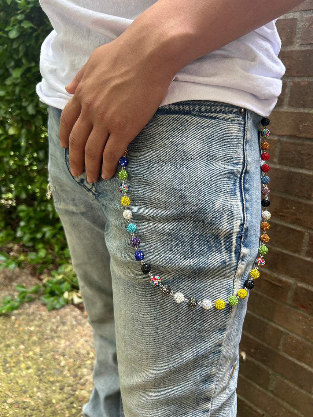 Multi-Color LSD Club Wallet Chain